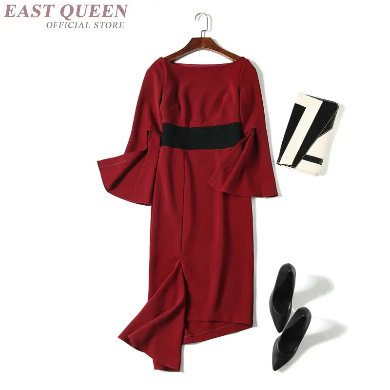 Женские деловые костюмы 2018 Дамское Деловое платье одежда туника обтягивающее