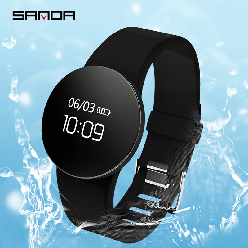 

Смарт-часы SANDA, водонепроницаемые спортивные часы с Bluetooth, мужские и женские Смарт-часы, электронные часы для IOS, Android
