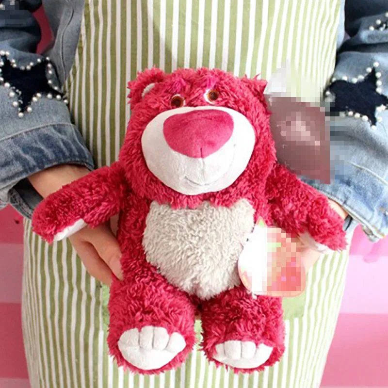 25 см История игрушек Медведь Lotso клубничный медведь мягкие игрушки для детей с