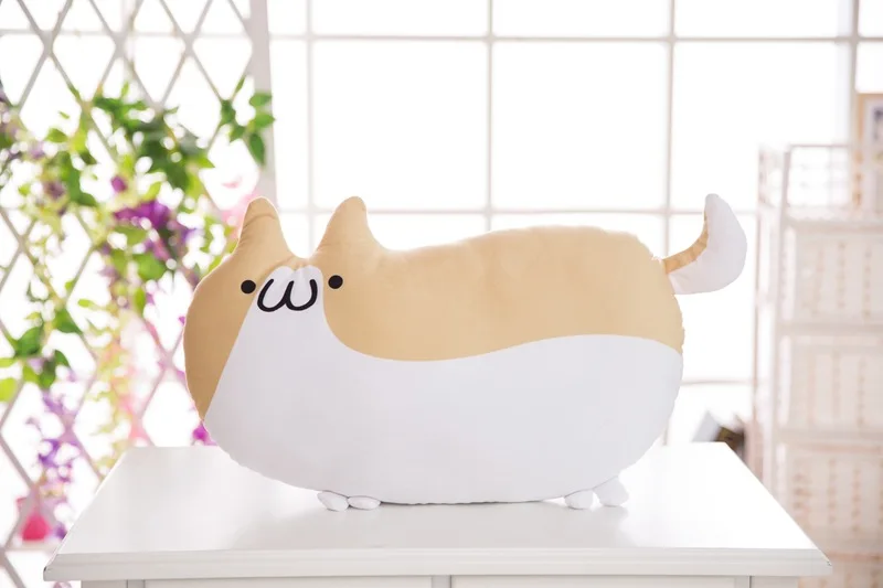Плюшевая собака Doge Kabosu для малышей милая подушка в виде животного мягкая детская