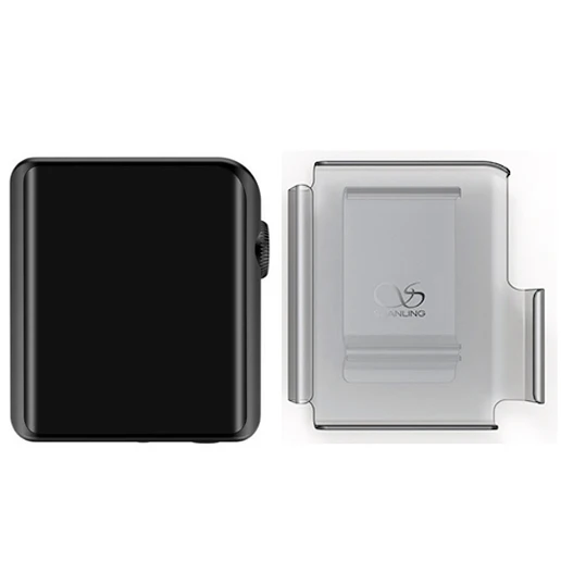 SHANLING M0 32 бит/384 кГц Bluetooth AptX LDAC DSD MP3 FALC портативный музыкальный плеер Hi-Res аудио MP3 - Цвет: black with Clip Case