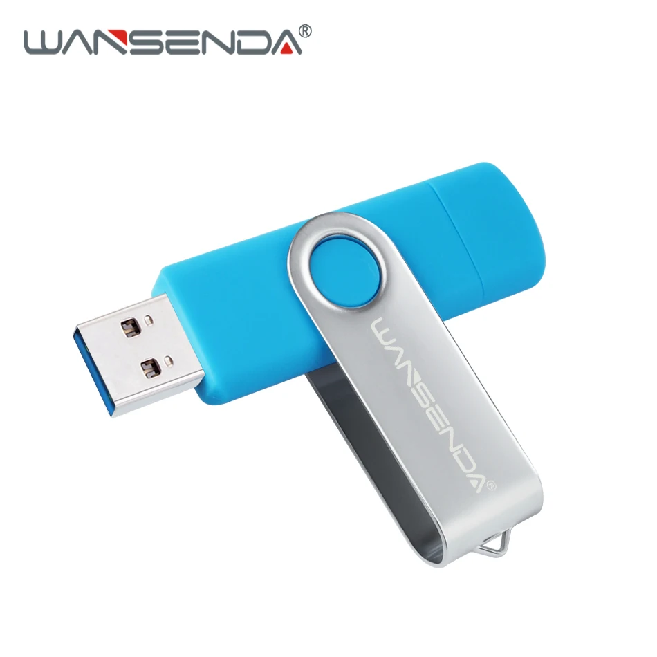 WANSENDA высокоскоростной OTG USB флэш накопитель Usb 3 0 32 Гб 64 128 ГБ 256 Микро флеш палка для