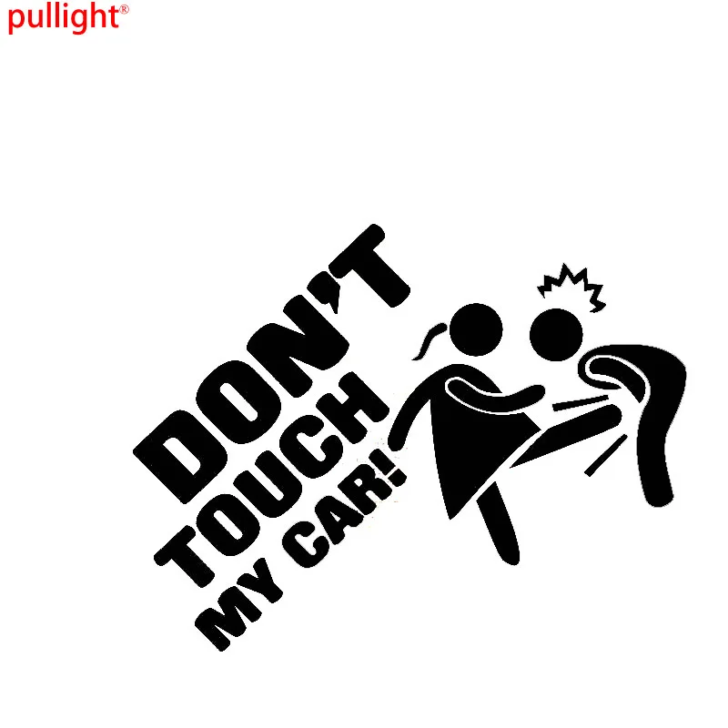 Наклейка на заднюю панель с надписью Don't Touch My Car Lady Edition|fun sticker|fun car stickerscar sticker |