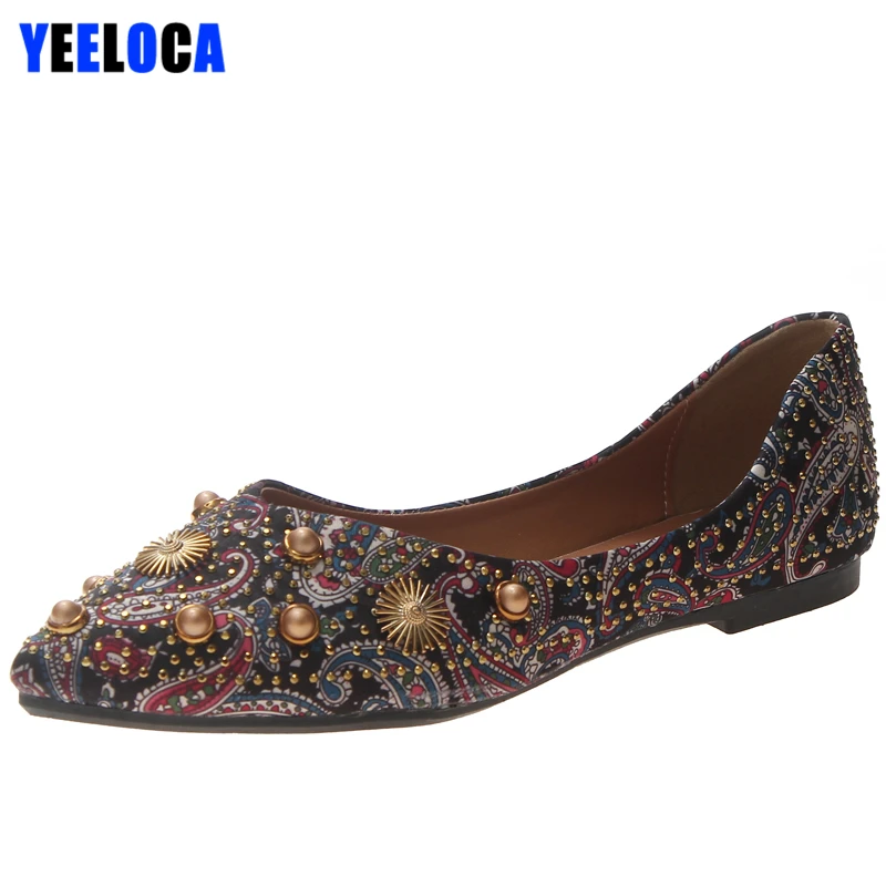 

YEELOCA Pumps Women Spring Autumn Pointed Toe Low Heels Bling Fashion Black Hoof Heels Slip On Casual Shoes Woman