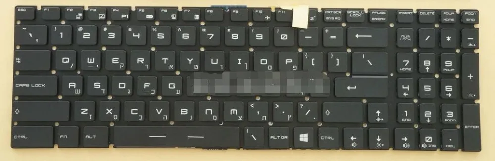 Новая клавиатура для MSI MS-16H3 MS-16H8 MS-16HX MS-1776 MS-1774 MS-1773