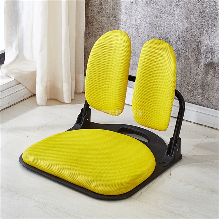 bright yellow Складные стулья для гостиной, одно мягкое сидение, спинка для сидения, эргономичный дизайн, компьютерное кресло без рукавов, мебель - Цвет: bright yellow