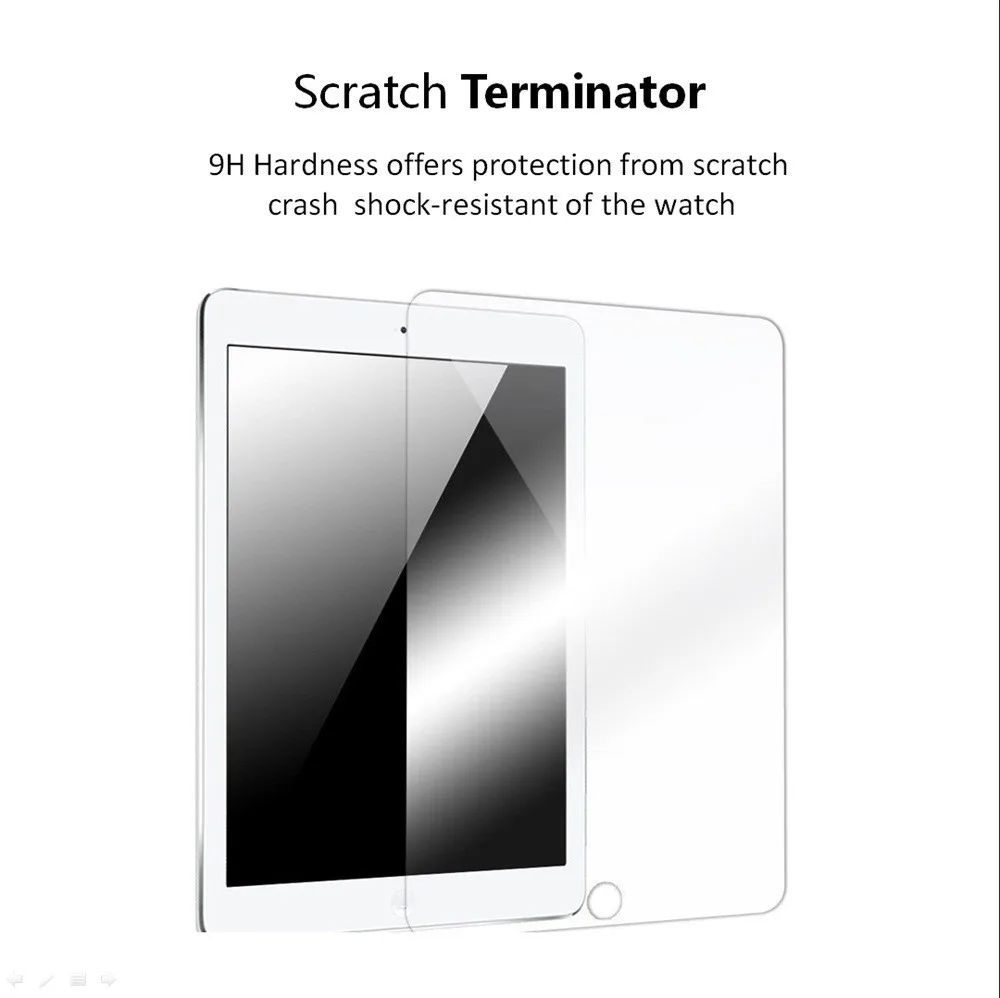 Протектор экрана из закаленного стекла для нового APPLE iPad 9 7 &quot(2018) 100% Закаленное