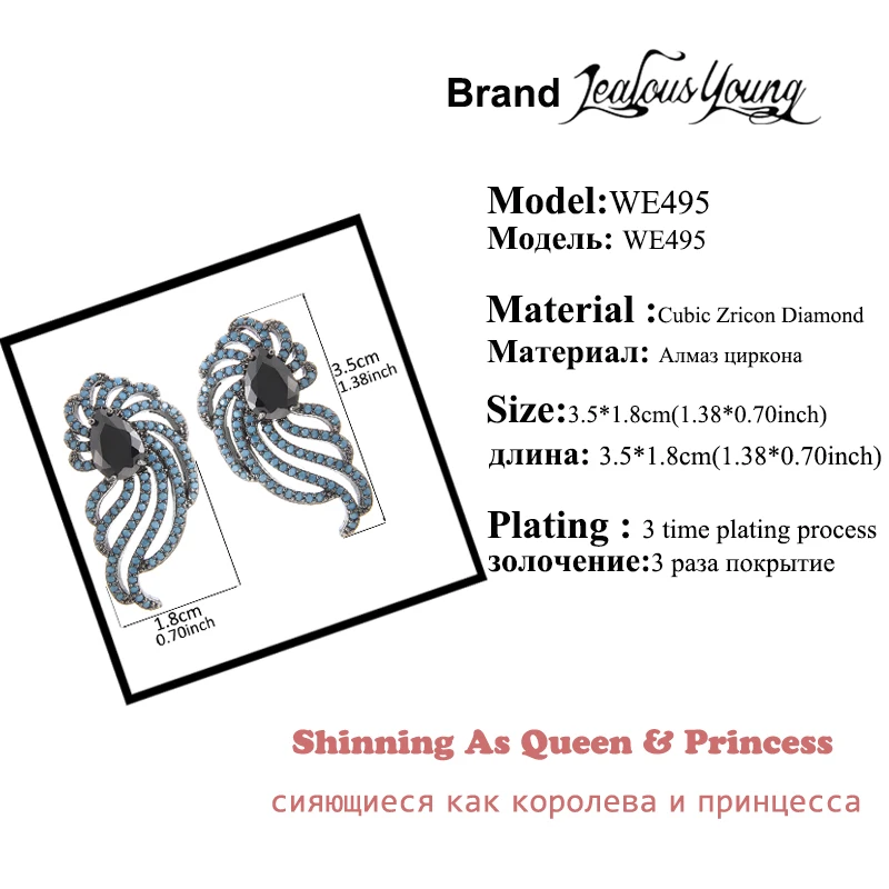 Клубная фабрика 2017 новые женские серьги капли в форме пера с каплей воды