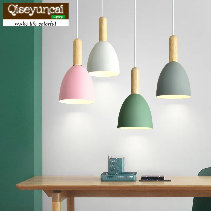 Qiseyuncai 2018 Nordic single-head restaurant chandelier mod