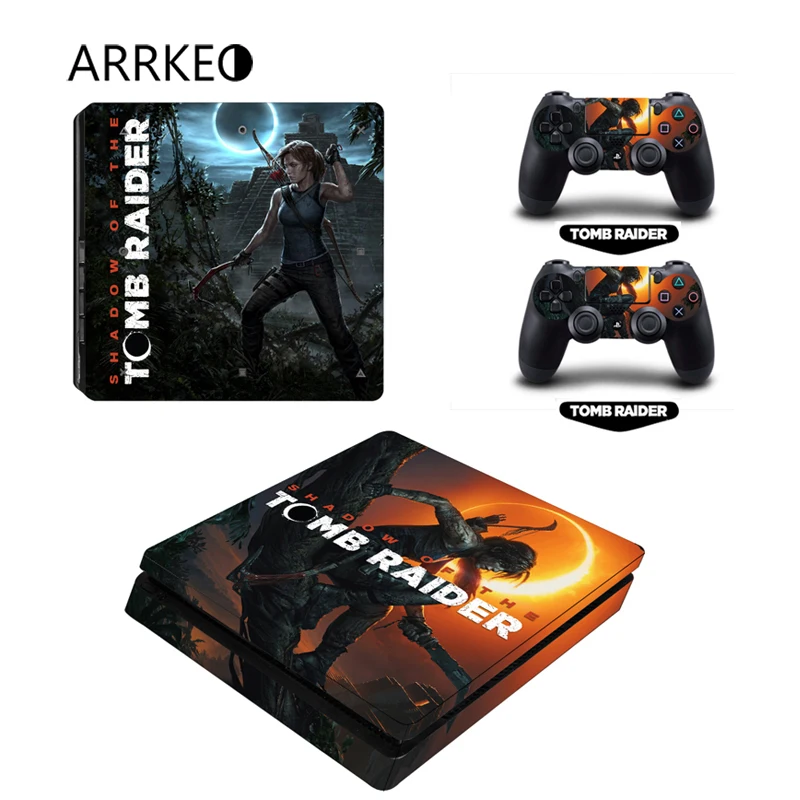 ARRKEO популярная игра Shadow of the Tomb Raider чехол для PS4 тонкая наклейка Sony PlayStation 4 консоль