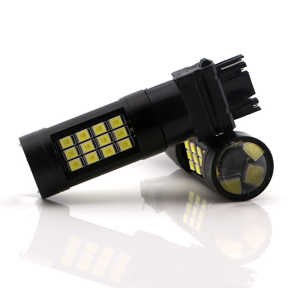 YM E Bright 2 шт. T25 2835 42 SMD 3156 P27W 3157 P27/5 Вт неполярность 12 В 24 Светодиодные Автомобильные