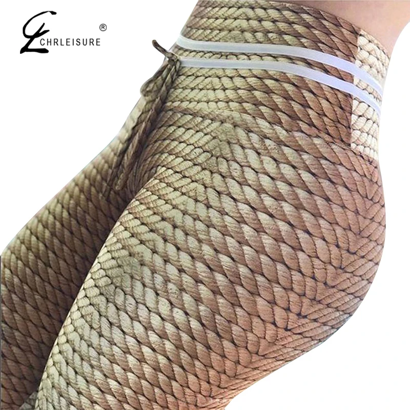 CHRLEISURE сексуальные женские Леггинсы пуш ап модные леггинсы с высокой талией для