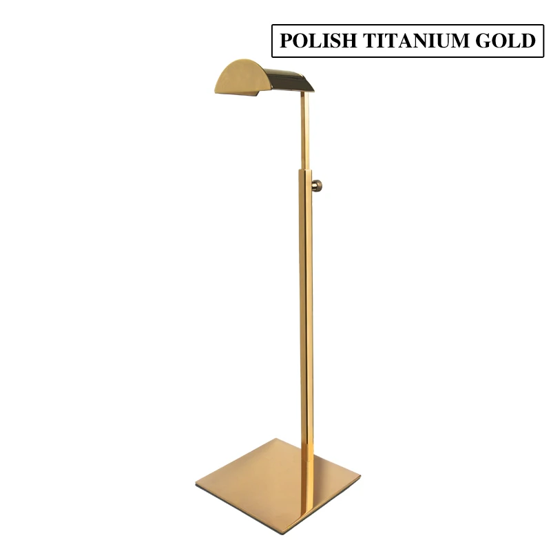 MIRROR GOLD Linliangmuyu высшего качества Металическая цепочка из нержавеющей стали с регулировкой по высоте, сумка, витрина Костюмы хранить аксессуары BJ07 - Цвет: MIRROR GOLD