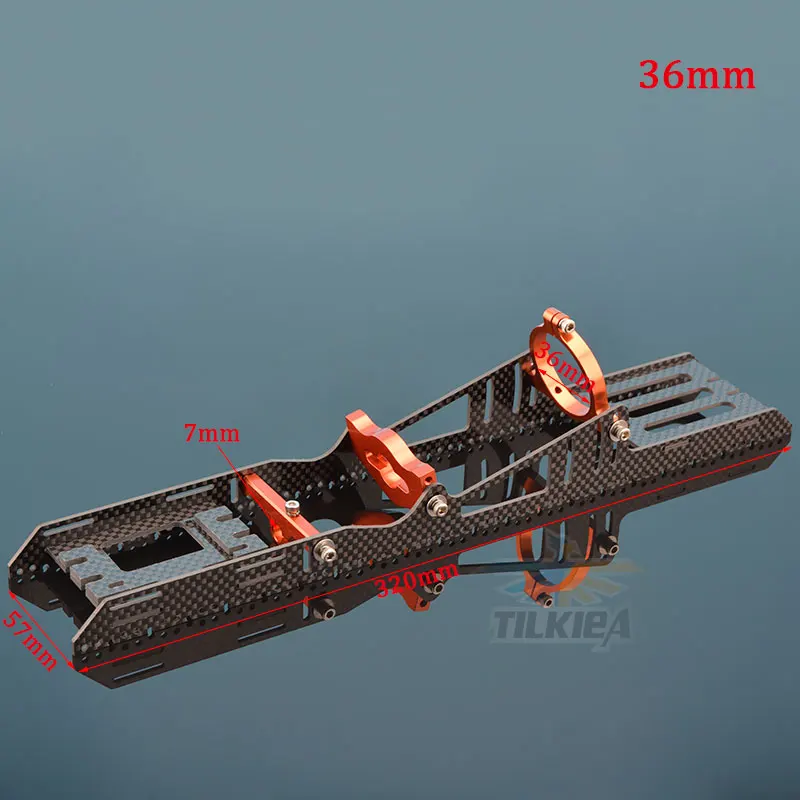 320X57mm 36mm 0202 Крепление для мотора для б36/б40 36 мм/40 мм бесщеточный мотор - Цвет: 320X57mm 36mm 0202