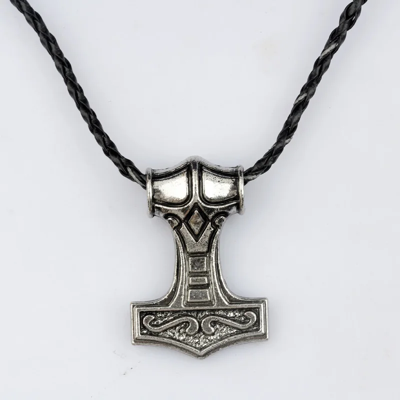 Прямая поставка 1 шт. неоготическое Норвежское ожерелье с якорем Mjolnir
