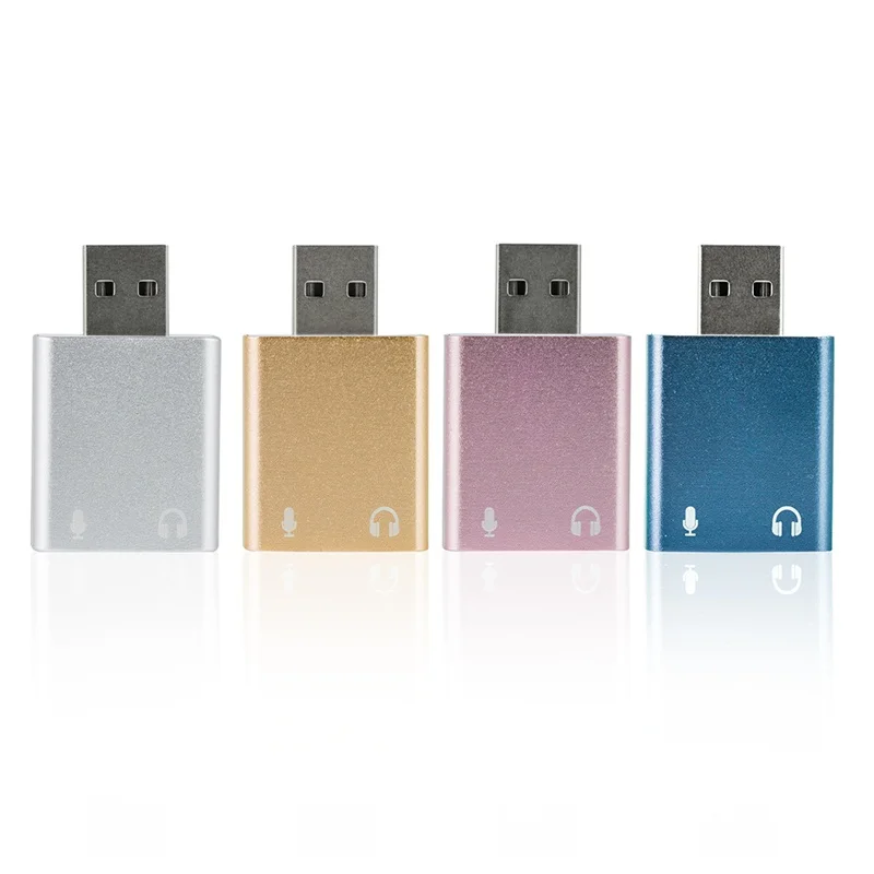 Звуковая карта USB 3 5 мм адаптер для наушников аудио WinXP/7/8/10 Mac OS наушники 7 1