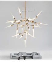 nordic pendant lustre chandelier light fixtures modern loft hanging chandelier lamp luminaria avize
