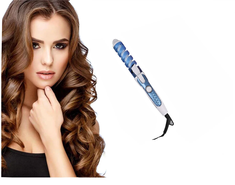 Волшебные щипцы для завивки волос роликовые спиральные профессиональные