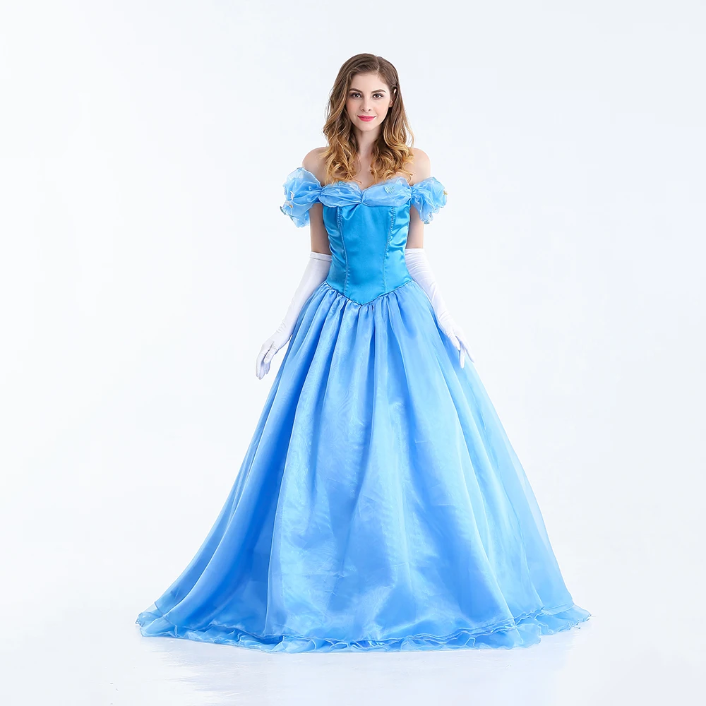 Роскошный Свадебный Костюм Золушки Fantasia платье для взрослых женщин на Хэллоуин