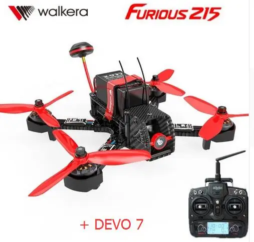 Walkera Furious 215 RTF Witith DEVO 7 передатчик камера 600TVL F3 управление полетом RC Квадрокоптер гоночный Дрон - Цвет: with DEVO 7