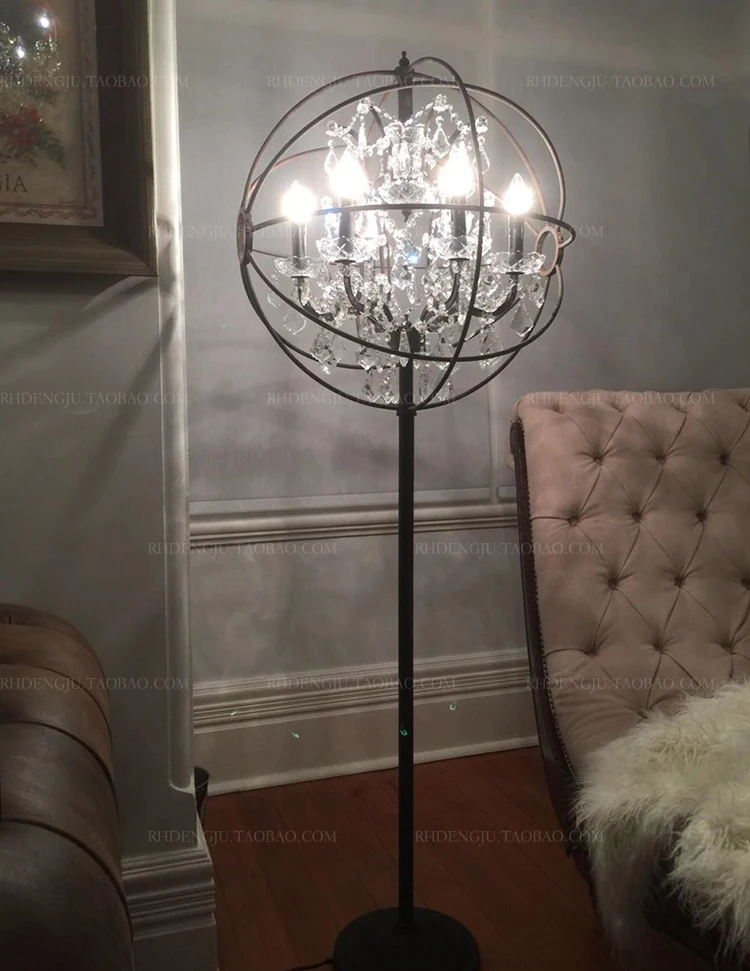 Подвесной светильник с железным шаром ретро дизайн|design floor lamp|floor lampfloor lamp designer |