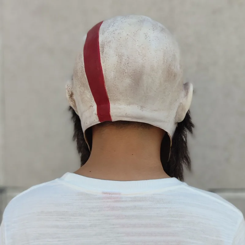 Бог войны 4 Кратос маска хоррор латексные маски шлем страшная для Хэллоуина