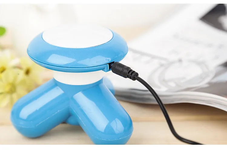 Мини электрическая волновая Вибрация Массажер USB Батарея массаж всего тела шеи талии спины плеча массаж Электрический