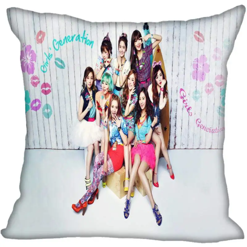 Популярная шелковая квадратная наволочка с принтом поколения KPOP для девочек Fan Xi
