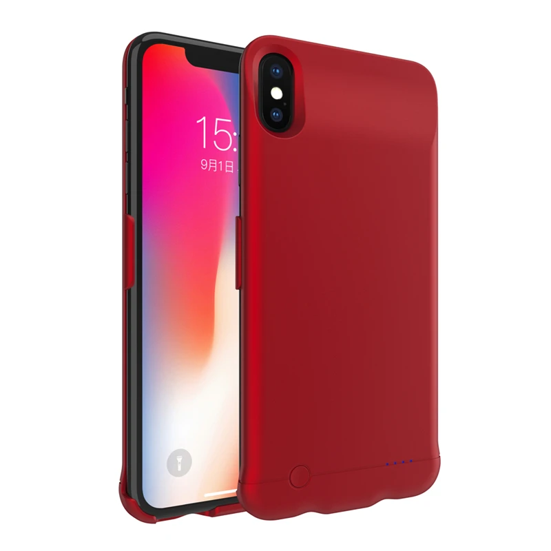 6200 мАч чехол для зарядного устройства для iPhone XS Max power чехол 5200 мАч портативный резервный внешний аккумулятор чехол для iPhone XR чехол для зарядки