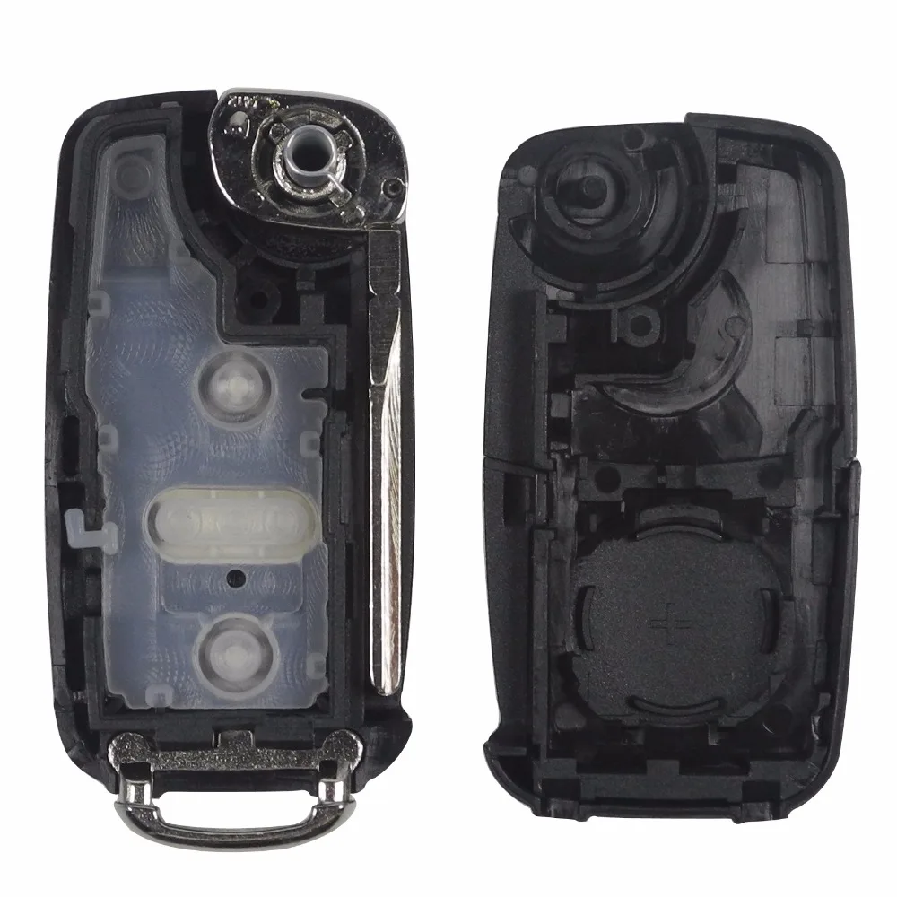 Складной Дистанционный Автомобильный ключ для VW Tiguan Sharan Jetta Passat Golf SEAT SKODA Fob чехол