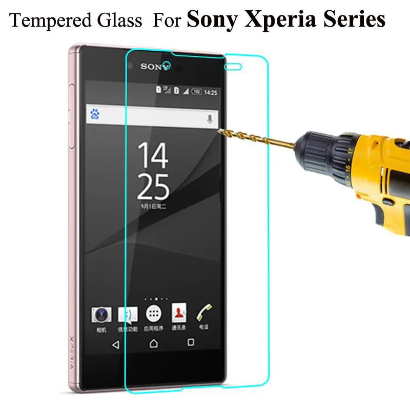 Закаленное стекло для sony Xperia Z Z1 Z2 Z3 Z4 Z5 Compact Mini для sony Xperia M4 Aqua M5 защитная пленка из закаленного стекла