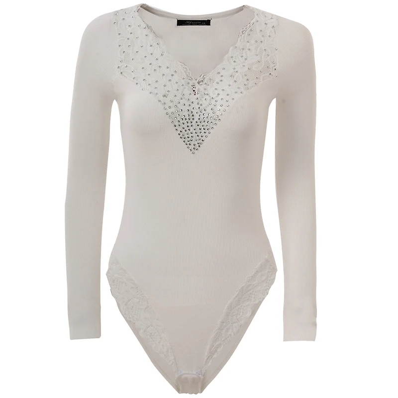 Женские комбинезоны GLO-STORY 2018 шикарный сексуальный свитер с длинным рукавом