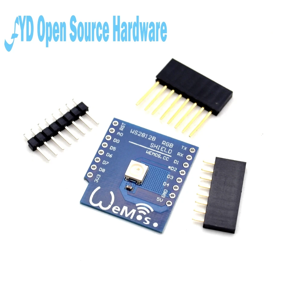 Плата расширения WS2812B RGB для WeMos D1 mini arduino|module for diymodule rgb |