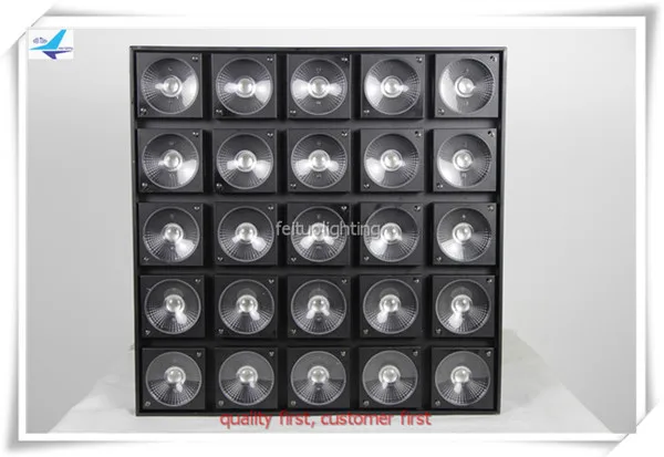 4 шт. Бесплатная доставка 25x30 Вт ультра яркая rgb светодиодная матрица dmx led blinder 5x5|led