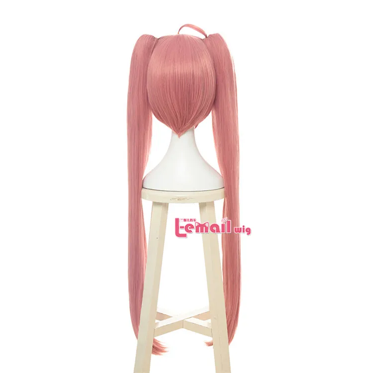 L-email парик Tensei shitara Slime Datta Ken парики для косплея Milim Nava парик розовый Хвосты Косплей парик термостойкие синтетические волосы