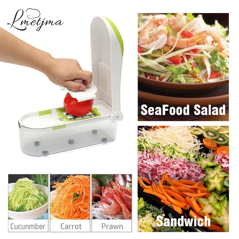 LMETJMA многофункциональная овощерезка из нержавеющей стали набор с овощерезкой в