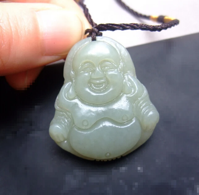 + Натуральный кулон в Синьцзяне с улыбкой большого Будды|pendant|pendant bigpendant buddha |