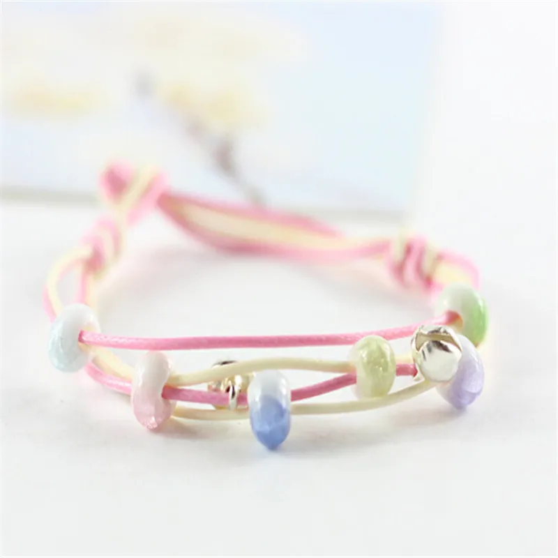 Новинка 2017 Модная бижутерия веревка искусственная кожа для женских зеленых