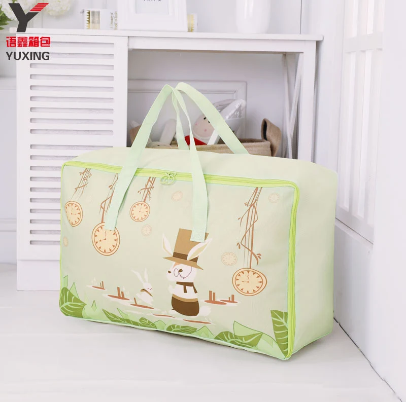 Очень большая емкость мультяшная сумка для хранения сумка-Органайзер одежды