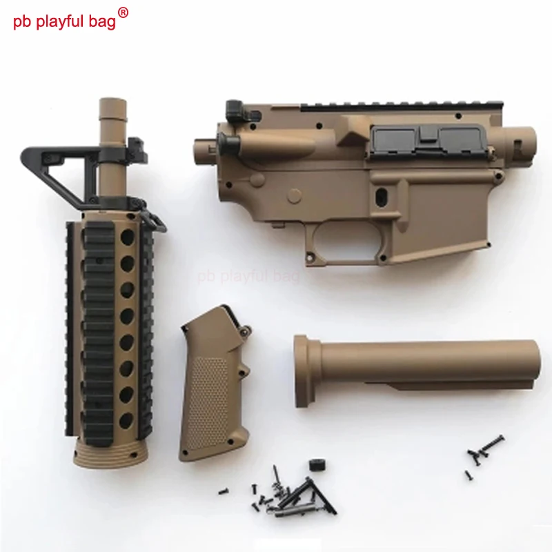 

PB Playful bag outdoor sports CS competitive jinming8gen8 M4X M316 sand color case nylon case with fishbone core handle D176