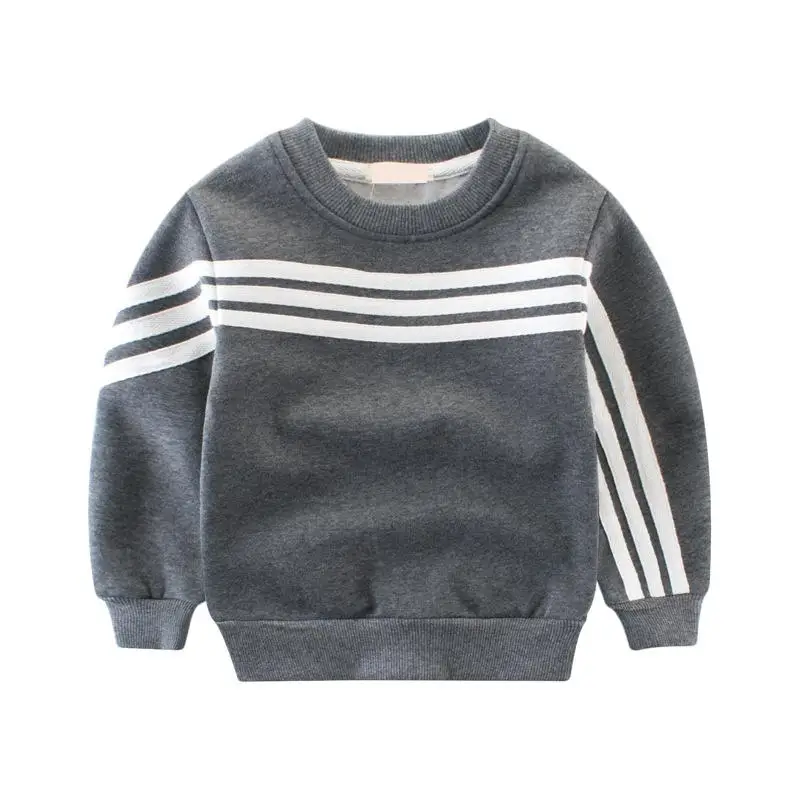 Классические футболки на мальчиков 2018 Новинка весны теплая Модная детская