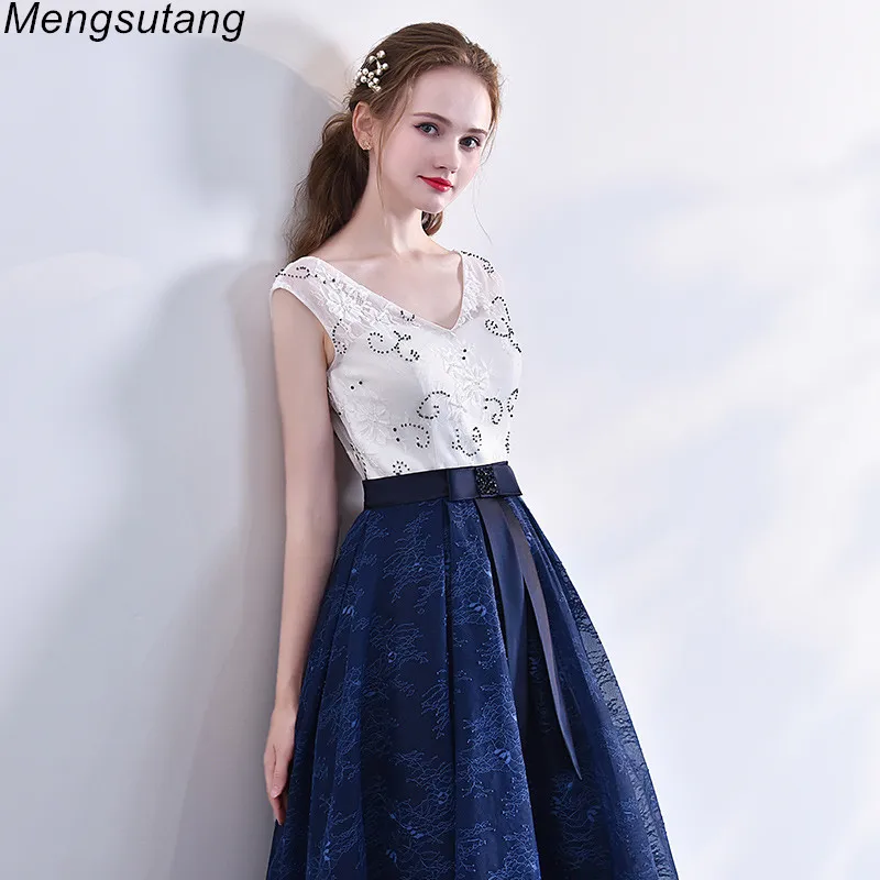 Женское вечернее платье с v образным вырезом ТРАПЕЦИЕВИДНОЕ элегантное