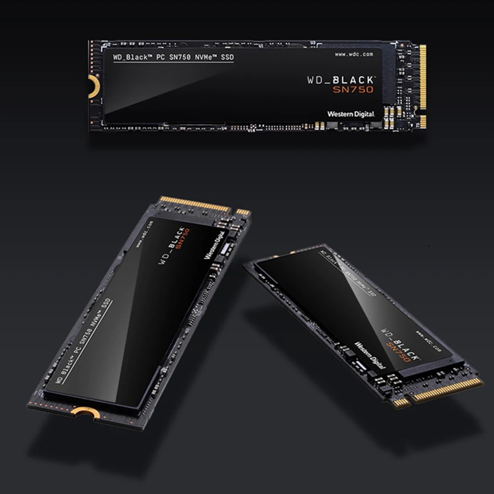 WD SSD черный NVMe 3D NAND 1 ТБ M.2 2280 WDS100T2X0C твердотельный диск 3400 МБ/с. PCIe Gen3 8 ГБ/сек. для ПК ноутбука