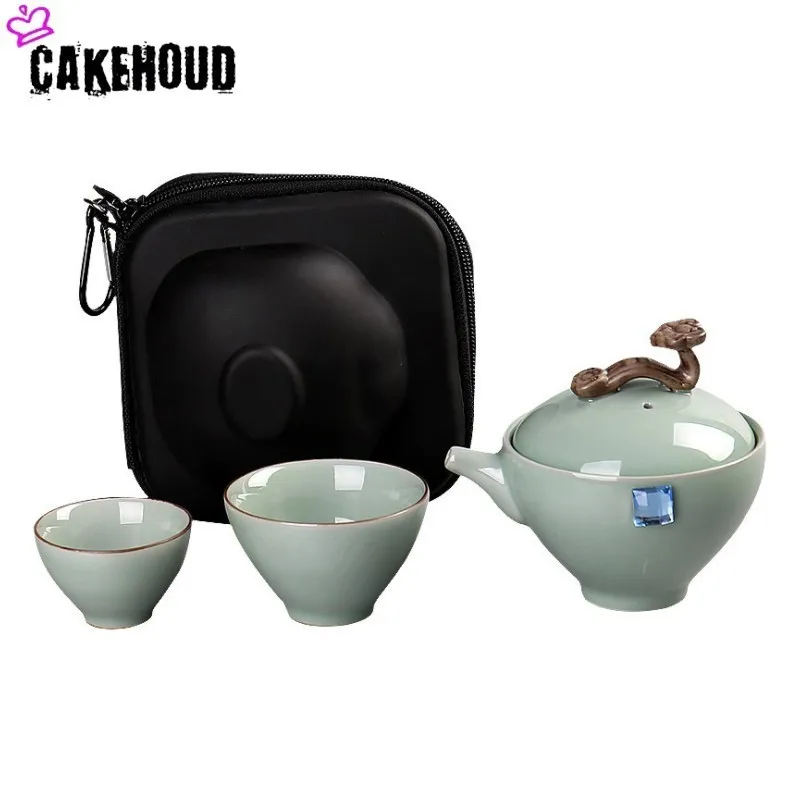 CAKEHOUD портативный дорожный чайный набор в винтажном китайском/японском стиле