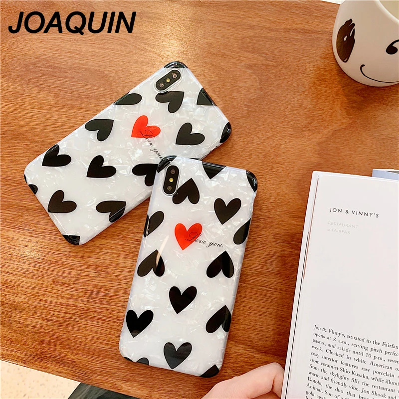 Korea Hot Sale Case for iPhone 6 6S 7 8 Plus Soft Silicone IMD Full Body Cases X XS MAX Cover Conch Shell Capa Fundas |