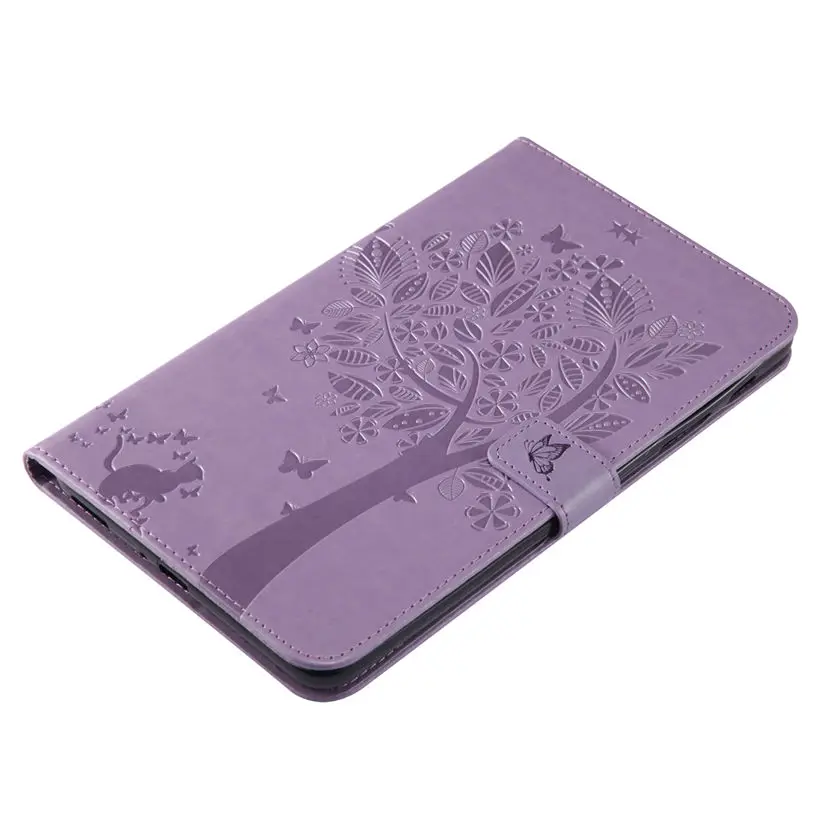 Чехол-книжка для Samsung Galaxy Tab A 8 0 SM-T380 T385 2017 дюйма из искусственной кожи | Компьютеры