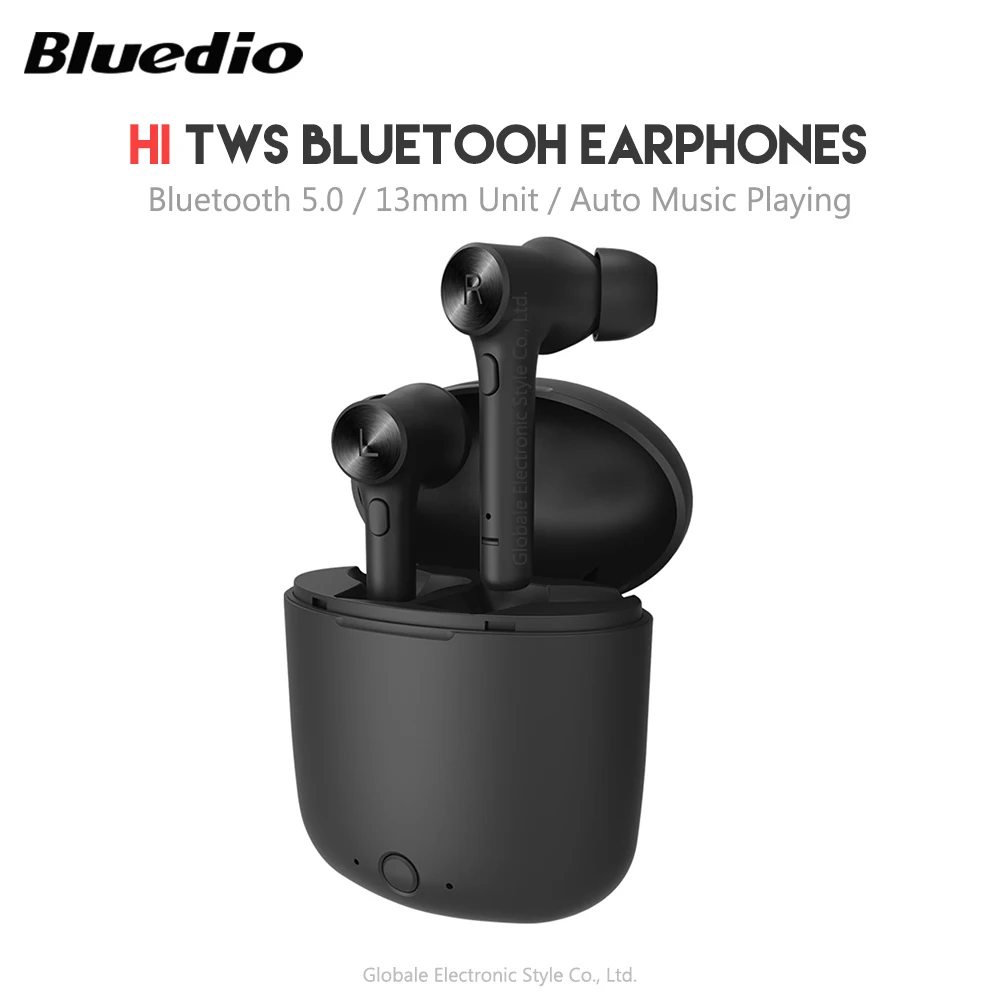 Оригинальные Bluedio Hi TWS беспроводные Bluetooth наушники 5 0 стерео звук в ухо с зарядным