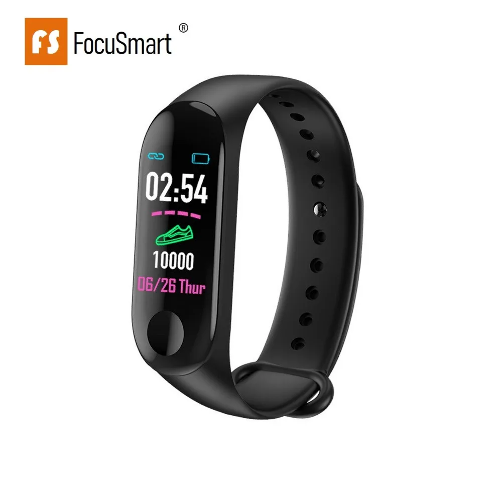 Смарт-браслет FocuSmart M3 фитнес-трекер кровяное давление монитор HeartRate