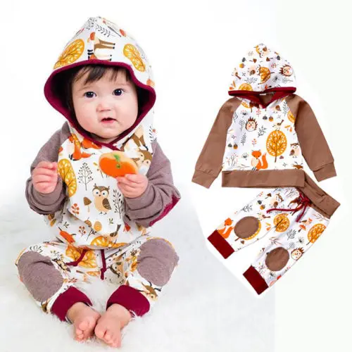Kleding/топы с капюшоном для новорожденных и малышей + штаны 4 цвета флисовый свитер