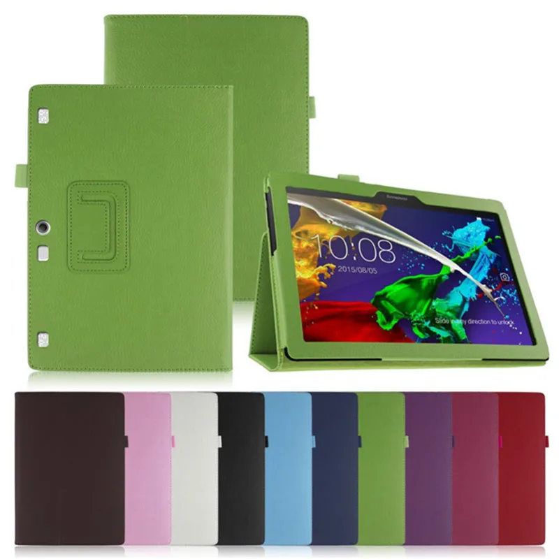ИСКУССТВЕННАЯ Кожа Стенд Cover Case для Lenovo Tab 2 A10 A10-30 A10-30F ТВ2 X30L X30F 10.1 &quotпланшет + Шт.